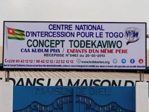 A LA DECOUVERTE DU CENTRE NATIONAL D'INTERCESSION POUR LE TOGO